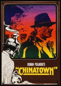 3x069 CHINATOWN German '74 Roman Polanski, great image of Jack Nicholson w/gun to his head!