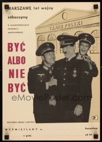 3x357 TO BE OR NOT TO BE Polish 12x16 '62 directed by Ernst Lubitsch, wacky Hitler character!