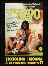 3x552 WORLD CUP '90 Yugoslavian '91 Ron Jeremy, sexy topless Ilona Staller & Moana Pozzi!