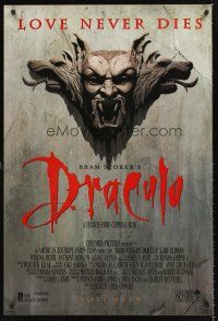 3y107 BRAM STOKER'S DRACULA int'l advance 1sh '92 Francis Ford Coppola, cool gargoyle image!