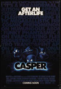 3y138 CASPER advance 1sh '95 Christina Ricci, Bill Pullman, get an afterlife!