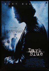 3y215 DARK BLUE 1sh '02 cool profile image of Kurt Russell, sworn to protect, sworn to secrecy!