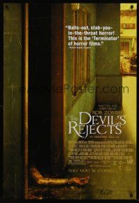 3y253 DEVIL'S REJECTS advance 1sh '05 Rob Zombie directed, they must be stopped!