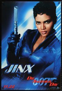 3y259 DIE ANOTHER DAY Jinx style teaser 1sh '02 great image of sexy Halle Berry as Jinx!