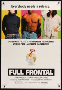 3y372 FULL FRONTAL 1sh '02 Steven Soderbergh directed, David Duchovny, Julia Roberts!