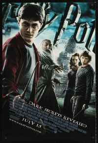 3y432 HARRY POTTER & THE HALF-BLOOD PRINCE advance DS 1sh '09 Radcliffe, Grint & Emma Watson!