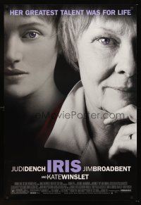 3y490 IRIS 1sh '01 extreme close-ups of Judi Dench & Kate Winslet!