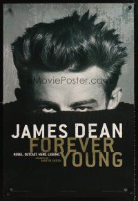 3y498 JAMES DEAN: FOREVER YOUNG video poster '05 Martin Sheen narrated, classic photo of Dean!