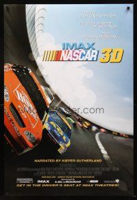 3y608 NASCAR 3D DS 1sh '04 IMAX NASCAR, 12,000 watts of sound, 750 horsepower!