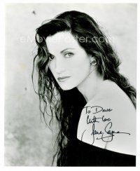 3z443 JANE SEYMOUR signed 8x10 publicity still '90s head & shoulders portrait of the sexy actress!