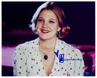3z500 DREW BARRYMORE signed color 8x10 REPRO still '01 smiling c/u from The Wedding Singer!