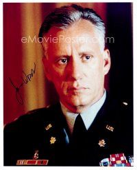 3z511 JAMES WOODS signed color 8x10 REPRO still '00s c/u in uniform from The General's Daughter!