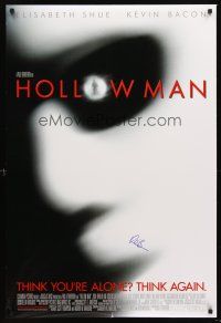 3z279 HOLLOW MAN signed DS int'l 1sh '00 by Kevin Bacon, directed by Paul Verhoeven!