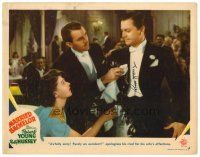 3z080 MARRIED BACHELOR signed LC '41 by Robert Young, who's with Ruth Hussey & Lee Bowman!