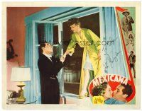 3z081 MEXICANA signed LC '45 by Tito Guizar, who's helping pretty Constance Moore through window!
