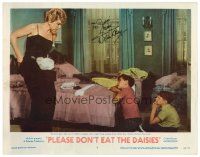 3z093 PLEASE DON'T EAT THE DAISIES signed LC #7 '60 by Doris Day, who's putting on evening dress!
