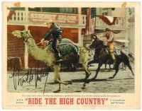3z098 RIDE THE HIGH COUNTRY signed LC #7 '62 by Mariette Hartley, who is not on the card at all!