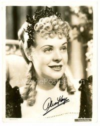 3z345 ALICE FAYE signed 8x10 still '37 pretty close up with lots of curls from In Old Chicago!