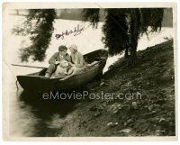 3z362 DOUGLAS FAIRBANKS JR signed 8x10 still '30 in rowboat with Helen Chandler from Outward Bound!