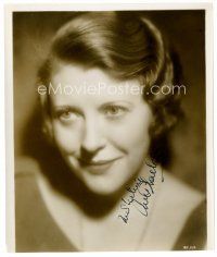 3z415 RUTH CHATTERTON signed 8x9.5 still '30s great head & shoulders portrait of the pretty star!