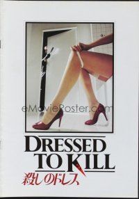 3z148 DRESSED TO KILL signed Japanese program book '80 by BOTH Angie Dickinson AND Nancy Allen!