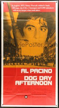4a393 DOG DAY AFTERNOON int'l 3sh '75 Al Pacino, Sidney Lumet bank robbery crime classic!