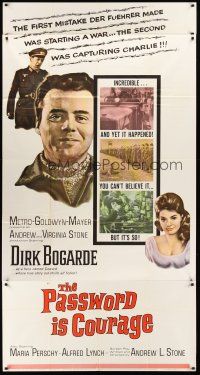 4a448 PASSWORD IS COURAGE 3sh '63 Dirk Bogarde in an English version of The Great Escape!
