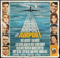 4a497 AIRPORT int'l 6sh '70 Burt Lancaster, Dean Martin, Jacqueline Bisset, Jean Seberg