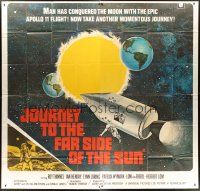 4a582 JOURNEY TO THE FAR SIDE OF THE SUN int'l 6sh '69 Doppleganger, Earth meets itself in space!