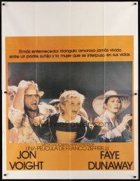 4a691 CHAMP 2pc Argentinean 43x58 R80s great image of Jon Voight with Ricky Schroder, Faye Dunaway!