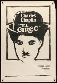 4a771 CIRCUS Argentinean R70s great image of Charlie Chaplin, slapstick classic!
