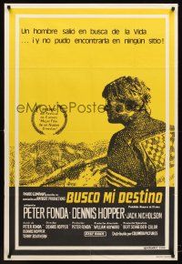 4a796 EASY RIDER Argentinean '69 Peter Fonda, motorcycle biker classic directed by Dennis Hopper!