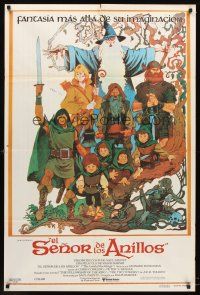 4a847 LORD OF THE RINGS Argentinean '79 Ralph Bakshi cartoon from classic J.R.R. Tolkien novel!