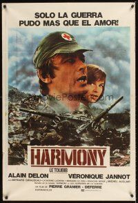 4a853 MEDIC Argentinean '79 Alain Delon & Veronique Jannot looming over raging battlefield!
