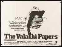 4a110 VALACHI PAPERS British quad '72 directed by Terence Young, Charles Bronson in the mob!