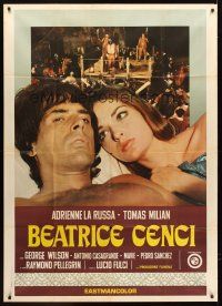 4a220 CONSPIRACY OF TORTURE Italian 1p '73 Lucio Fulci, daughter wants to kill her father!