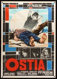 4a296 OSTIA Italian 1p '70 written by Pier Paolo Pasolini, brothers in love with same girl!