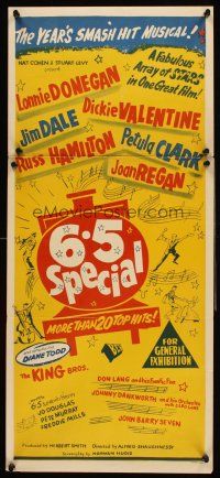 4b124 6.5 SPECIAL Aust daybill '58 English pop musical based on the TV show!