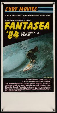 4b211 FANTASEA '84 Aust daybill '84 great close up surfing image, a blast of ocean fever!