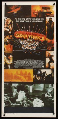 4b395 STAR TREK II Aust daybill '82 The Wrath of Khan, Leonard Nimoy, William Shatner