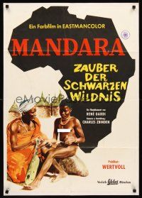 4b102 MANDARA German '59 Rene Gardi, African natives, magic of the black wilderness!