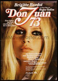 4b105 MS. DON JUAN German '73 ou Si Don Juan etait une femme, Roger Vadim, sexy Brigitte Bardot!