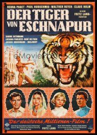 4b120 TIGER OF ESCHNAPUR German R60s Fritz Lang's Der Tiger von Eschnapur, Debra Paget!