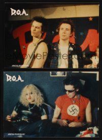 4b619 D.O.A. 2 color German stills '80 punk rock music, Sex Pistols, Sid Vicious & Nancy!
