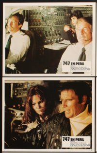 4b657 AIRPORT 1975 12 French LCs '74 Charlton Heston, Karen Black, George Kennedy