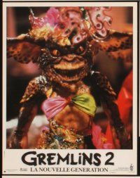 4b697 GREMLINS 2 12 French LCs '90 wonderful different images of Gizmo & wacky monsters!