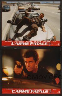 4b874 LETHAL WEAPON 4 8 French LCs '98 Mel Gibson, Danny Glover, Joe Pesci, sexy Rene Russo!