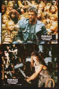 4b715 MAD MAX BEYOND THUNDERDOME 12 French LCs '85 Mel Gibson & Tina Turner, George Miller!