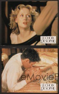 4b909 SOPHIE'S CHOICE 8 French LCs '83 Alan J. Pakula, Meryl Streep, Kevin Kline, Peter MacNicol!