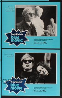 4b553 BLUE MOVIE 20 German LCs '72 Andy Warhol's sex thriller, Viva, Louis Waldon!